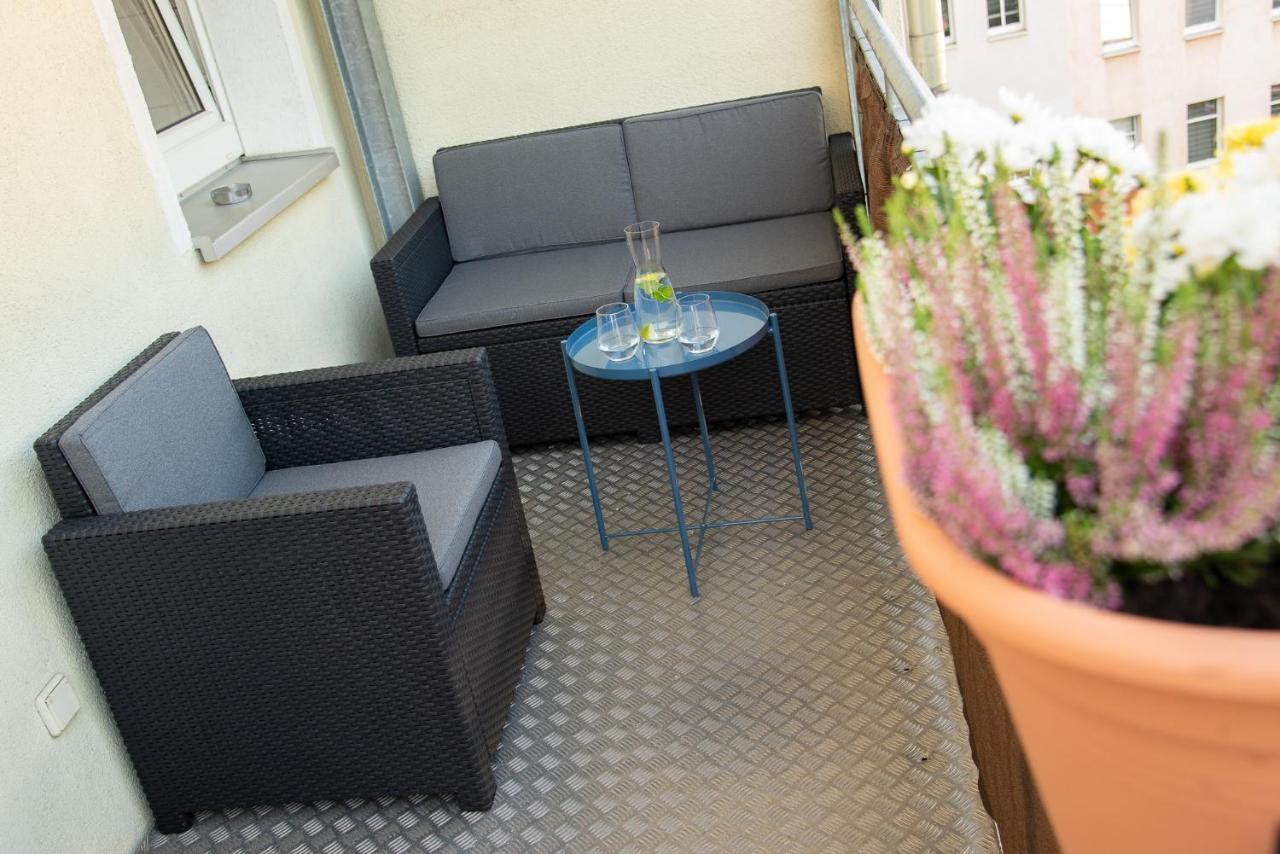 Stilvolles Apartment - Balkon, Netflix, Nespresso, Zentral, Messe Chemnitz Exterior foto